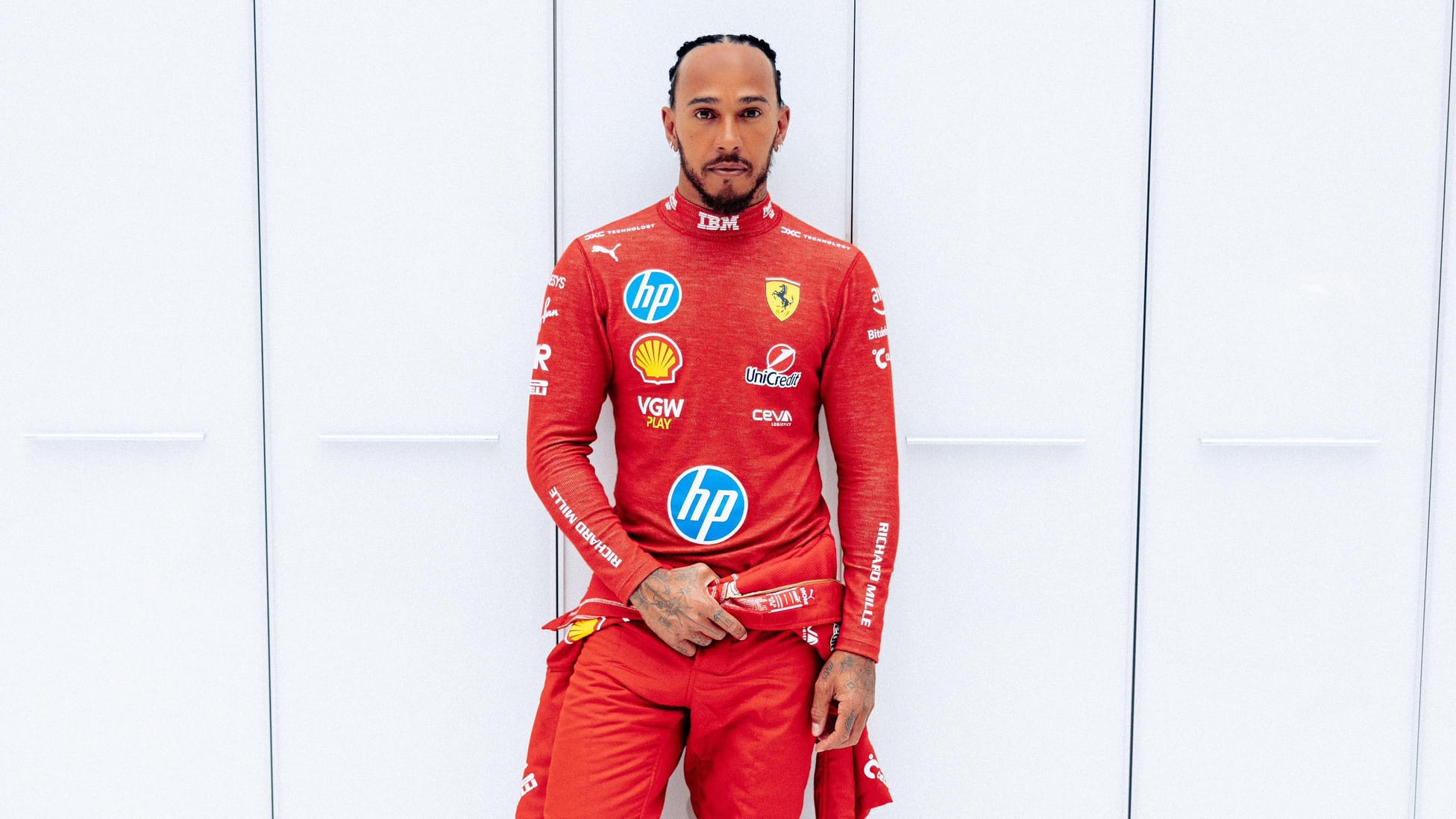 Watch Lewis Hamilton drive a Ferrari F1 car for the first time | Top Gear